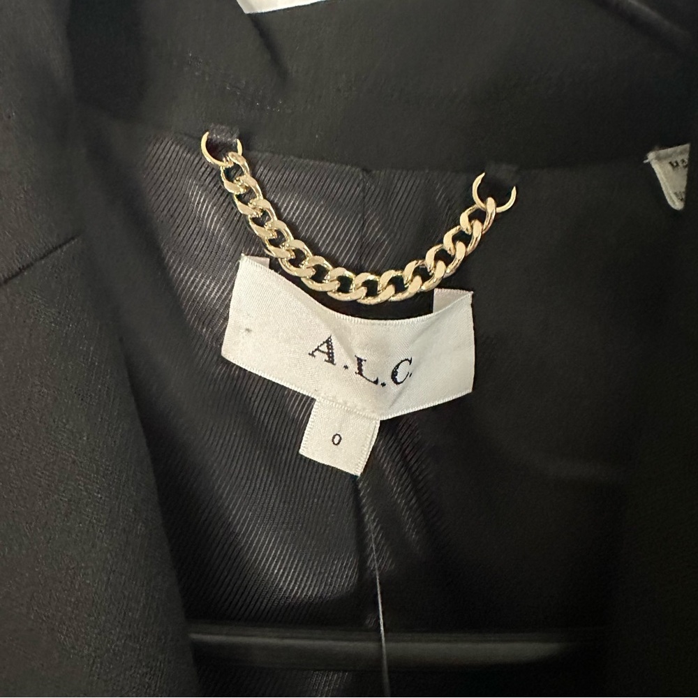 A.L.C. Black Blazer with Gold Accents - Picture 8 of 8